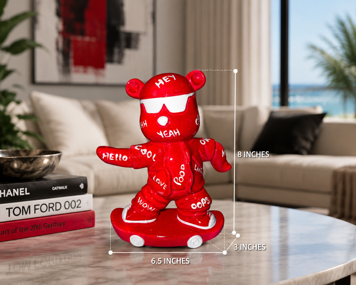 Bear Rebel – Handcrafted Contemporary Sculpture