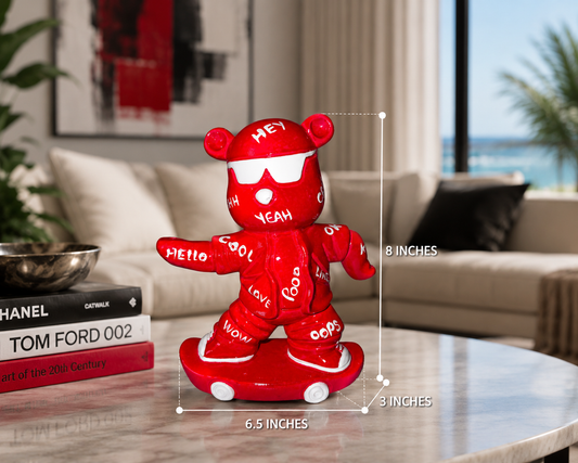 Bear Rebel – Handcrafted Contemporary Sculpture