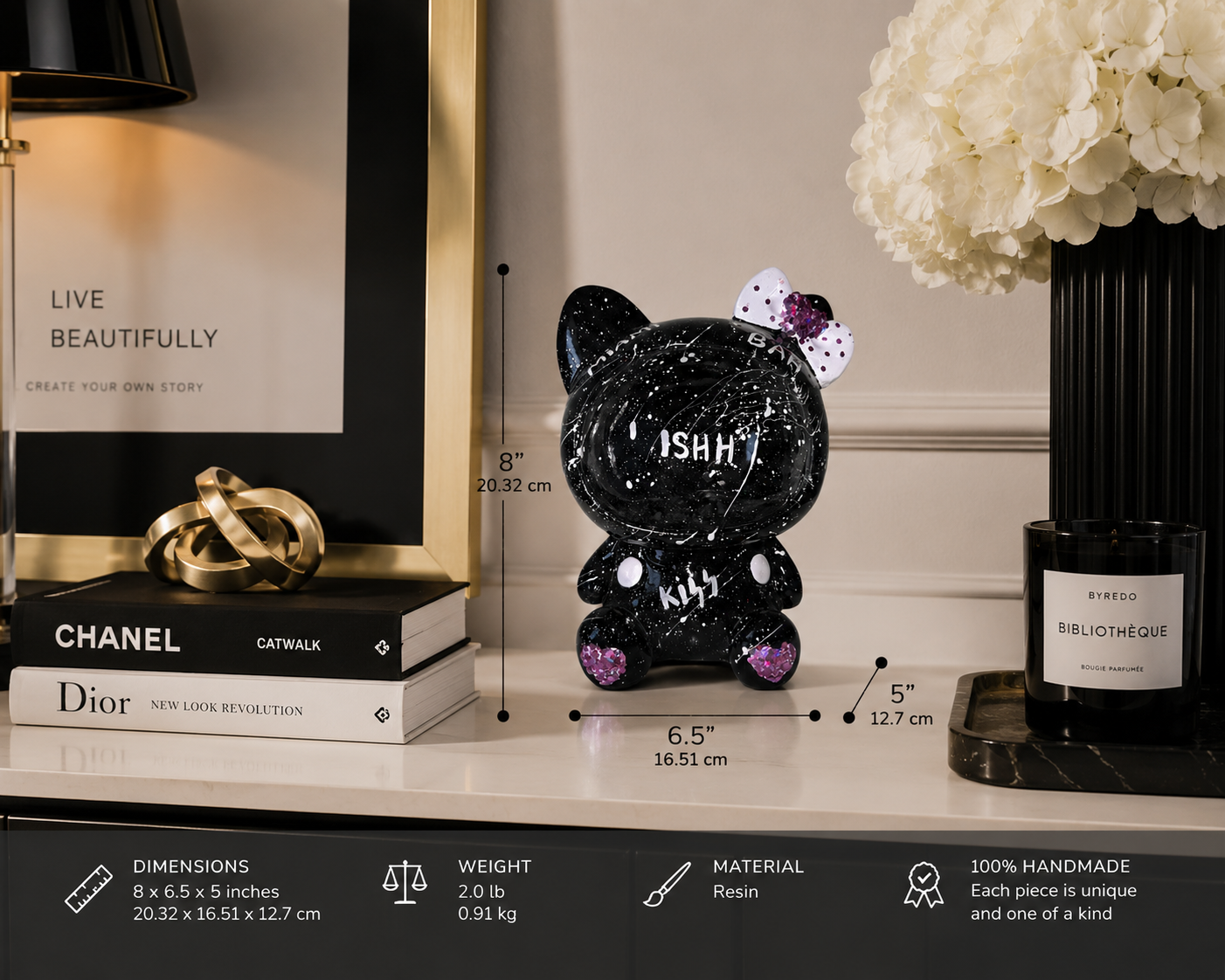 Miss Kitty Sculpture